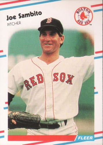 #364 Joe Sambito - Boston Red Sox - 1988 Fleer Baseball