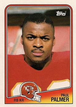 #364 Paul Palmer - Kansas City Chiefs - 1988 Topps Football