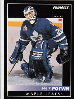 #364 Felix Potvin - Toronto Maple Leafs - 1992-93 Pinnacle Canadian Hockey