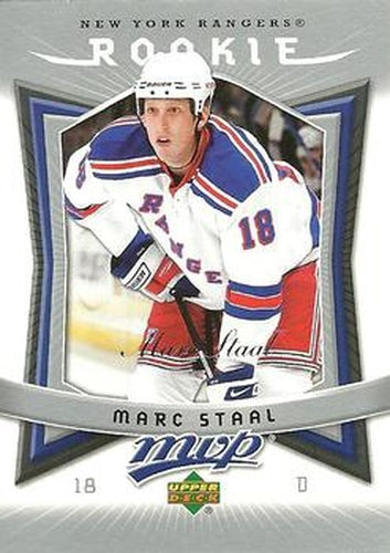 #364 Marc Staal - New York Rangers - 2007-08 Upper Deck MVP Hockey