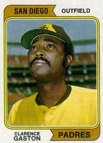 #364a Clarence Gaston - San Diego Padres - 1974 Topps Baseball