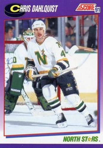 #365 Chris Dahlquist - Minnesota North Stars - 1991-92 Score American Hockey