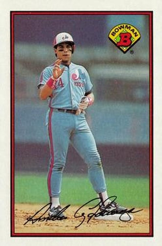 #365 Andres Galarraga - Montreal Expos - 1989 Bowman Baseball