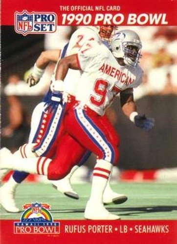 #365 Rufus Porter - Seattle Seahawks - 1990 Pro Set Football