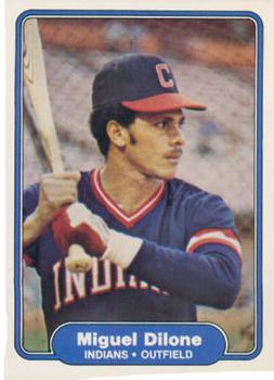 #365 Miguel Dilone - Cleveland Indians - 1982 Fleer Baseball
