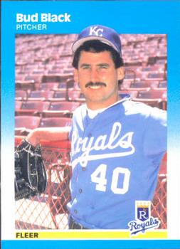 #365 Bud Black - Kansas City Royals - 1987 Fleer Baseball