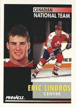 #365 Eric Lindros - Canada - 1991-92 Pinnacle Hockey