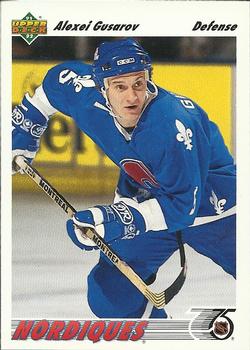 #365 Alexei Gusarov - Quebec Nordiques - 1991-92 Upper Deck Hockey