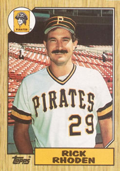 #365 Rick Rhoden - Pittsburgh Pirates - 1987 Topps Baseball