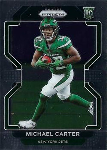 #365 Michael Carter - New York Jets - 2021 Panini Prizm Football