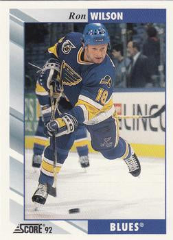 #365 Ron Wilson - St. Louis Blues - 1992-93 Score USA Hockey