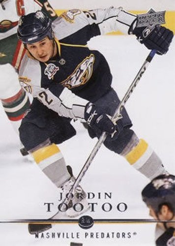 #365 Jordin Tootoo - Nashville Predators - 2008-09 Upper Deck Hockey