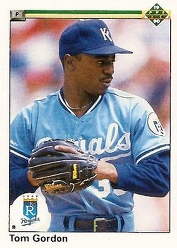 #365 Tom Gordon - Kansas City Royals - 1990 Upper Deck Baseball