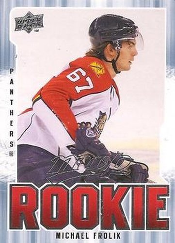 #365 Michael Frolik - Florida Panthers - 2008-09 Upper Deck MVP Hockey