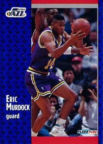 #365 Eric Murdock - Utah Jazz - 1991-92 Fleer Basketball
