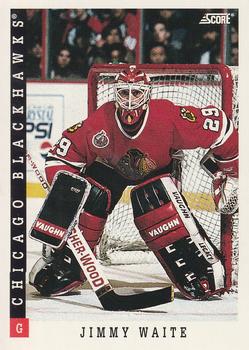 #365 Jimmy Waite - Chicago Blackhawks - 1993-94 Score Canadian Hockey