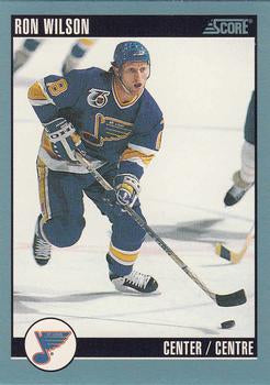 #365 Ron Wilson - St. Louis Blues - 1992-93 Score Canadian Hockey