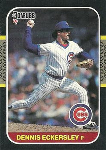 #365 Dennis Eckersley - Chicago Cubs - 1987 Donruss Baseball