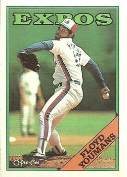 #365 Floyd Youmans - Montreal Expos - 1988 O-Pee-Chee Baseball
