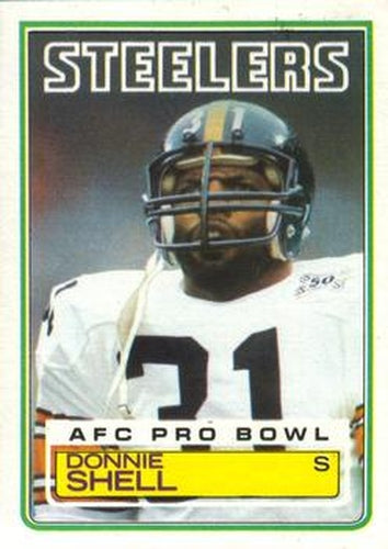 #365 Donnie Shell - Pittsburgh Steelers - 1983 Topps Football