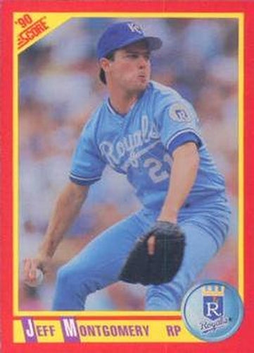 #365 Jeff Montgomery - Kansas City Royals - 1990 Score Baseball