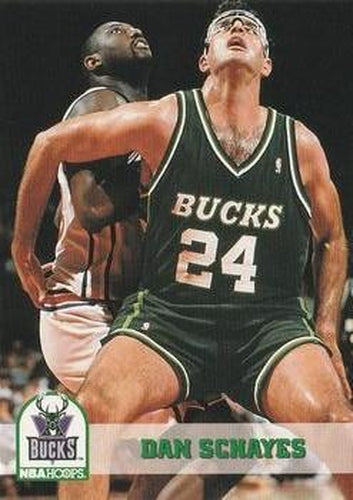 #365 Dan Schayes - Milwaukee Bucks - 1993-94 Hoops Basketball