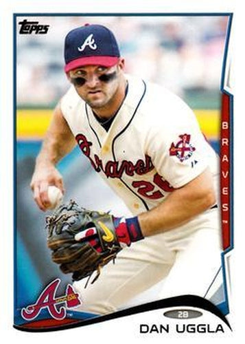 #365 Dan Uggla - Atlanta Braves - 2014 Topps Baseball