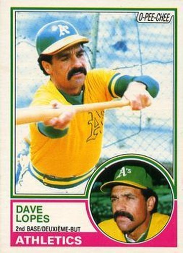 #365 Dave Lopes - Oakland Athletics - 1983 O-Pee-Chee Baseball