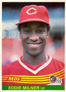 #365 Eddie Milner - Cincinnati Reds - 1984 Donruss Baseball