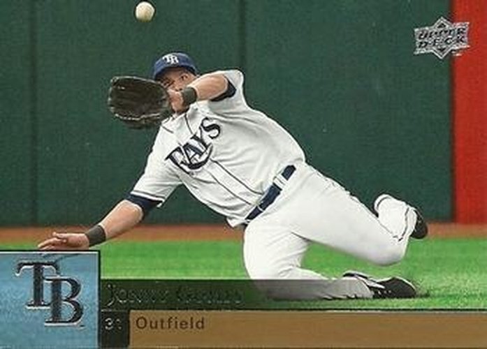 #365 Jonny Gomes - Tampa Bay Rays - 2009 Upper Deck Baseball
