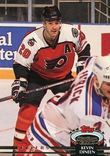#365 Kevin Dineen - Philadelphia Flyers - 1992-93 Stadium Club Hockey