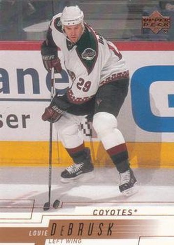 #365 Louie DeBrusk - Phoenix Coyotes - 2000-01 Upper Deck Hockey