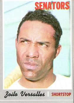 #365 Zoilo Versalles - Washington Senators - 1970 Topps Baseball
