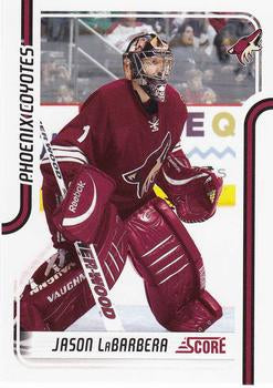 #365 Jason LaBarbera - Phoenix Coyotes - 2011-12 Score Hockey