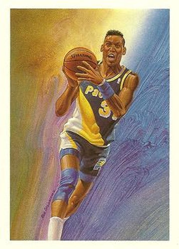 #365 Reggie Miller - Indiana Pacers - 1990-91 Hoops Basketball