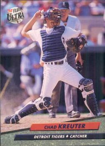 #365 Chad Kreuter - Detroit Tigers - 1992 Ultra Baseball