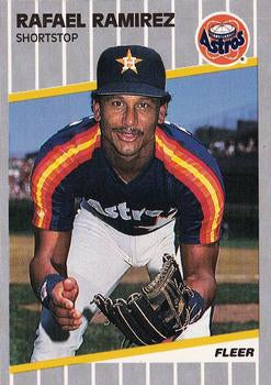 #365 Rafael Ramirez - Houston Astros - 1989 Fleer Baseball