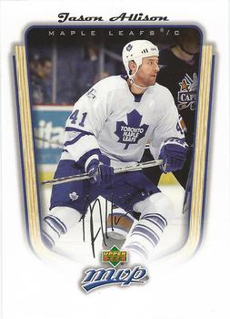 #365 Jason Allison - Toronto Maple Leafs - 2005-06 Upper Deck MVP Hockey