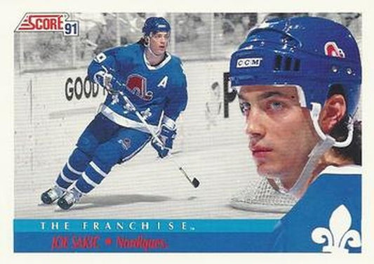 #366 Joe Sakic - Quebec Nordiques - 1991-92 Score Canadian Hockey