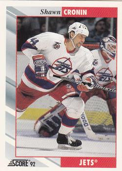 #366 Shawn Cronin - Winnipeg Jets - 1992-93 Score USA Hockey