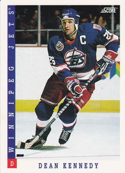 #366 Dean Kennedy - Winnipeg Jets - 1993-94 Score Canadian Hockey