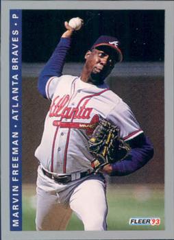 #366 Marvin Freeman - Atlanta Braves - 1993 Fleer Baseball