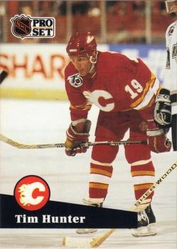 #366 Tim Hunter - 1991-92 Pro Set Hockey
