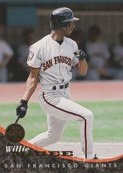 #366 Willie McGee - San Francisco Giants - 1994 Leaf Baseball