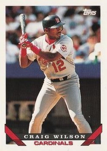 #366 Craig Wilson - St. Louis Cardinals - 1993 Topps Baseball