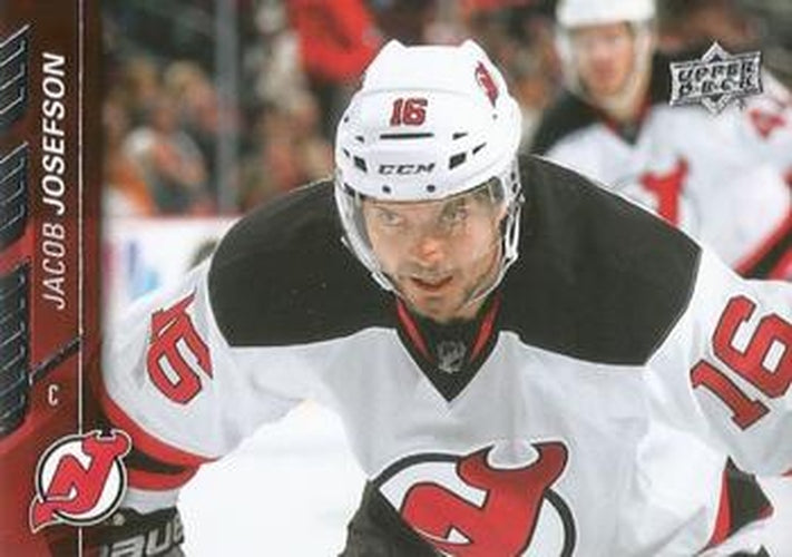 #366 Jacob Josefson - New Jersey Devils - 2015-16 Upper Deck Hockey