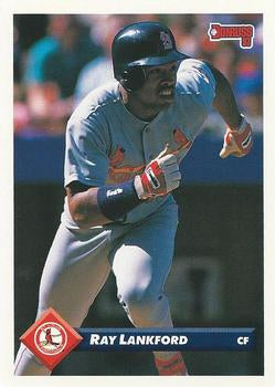 #366 Ray Lankford - St. Louis Cardinals - 1993 Donruss Baseball