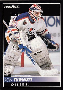 #366 Ron Tugnutt - Edmonton Oilers - 1992-93 Pinnacle Canadian Hockey