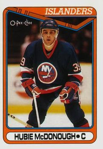 #366 Hubie McDonough - New York Islanders - 1990-91 O-Pee-Chee Hockey