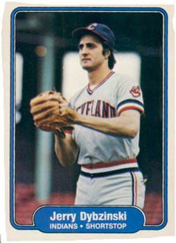 #366 Jerry Dybzinski - Cleveland Indians - 1982 Fleer Baseball